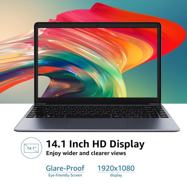 CHUWI- 14.1" Laptop - Intel Celeron 2.8GH- 8GB Memory - 256GB SSD-HDMI Gray